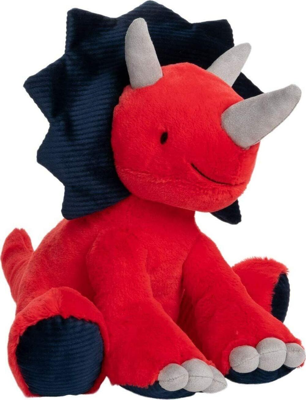 NEW Gund Red Dinosaur Plush Stuffed Animal Soft Toy Carson Triceratops 12"‎